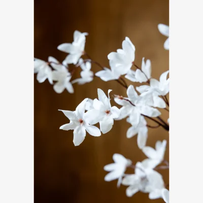 Rockett St George Pretty Faux Flower Spray in White