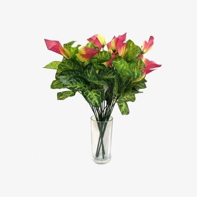 The Range Artificial Calla Lily Flower and Foliage - Pink