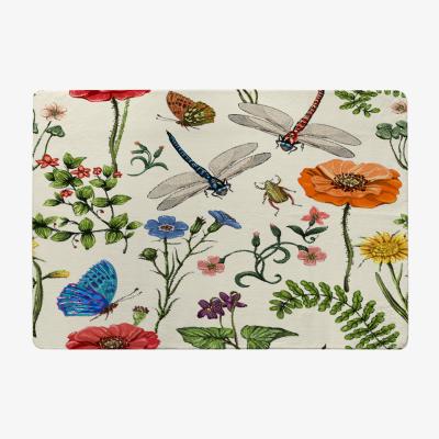 The Range Flowers  Insects Rug - Green / 230cm