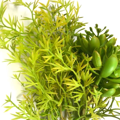 The Range Pack of 2 Faux Mixed Foliage Bundles - Green