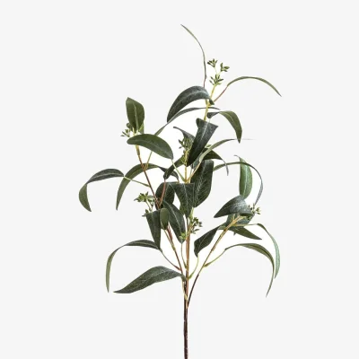 The Range Set of 3 Seeded Eucalyptus Artificial Flower Sprays - Green