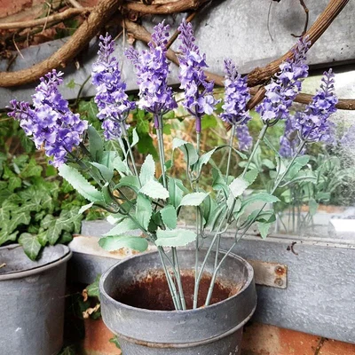 The Range Artificial Silk Lilac Lavender Bunch - Lilac
