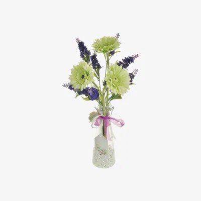 The Range Gerbera and Lavender in Vase