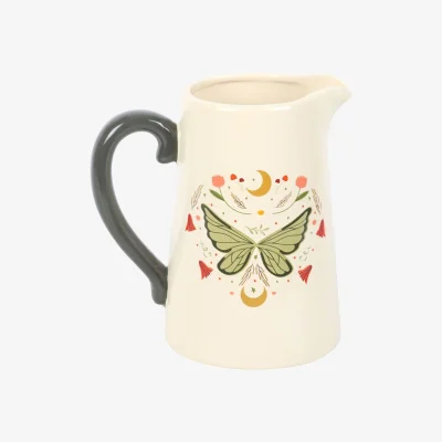The Range Something Different Ceramic Fairy Wing 1200ml Flower Jug - White