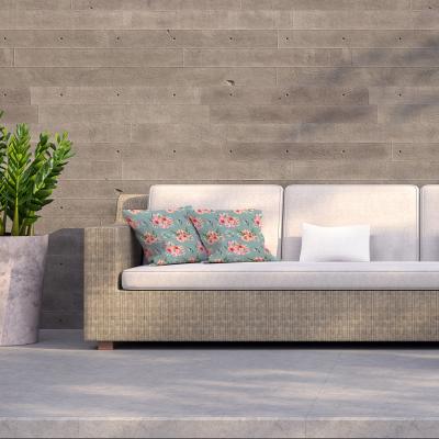 The Range Watercolor hibiscus flowers Outdoor Cushion - Blue / 60cm