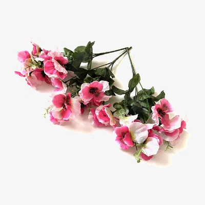 The Range Pack of Artificial Pansy Plants - Light Pink