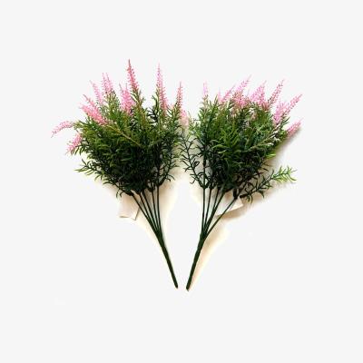 The Range Artificial Heather Bush Plants - Light Pink