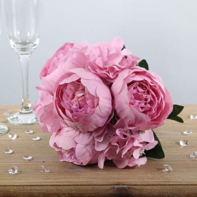 The Range Artificial Arundel Peony Bouquet - Dusky Pink