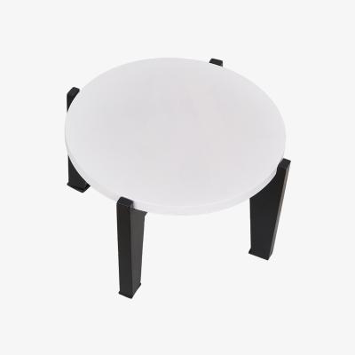 The Range Raised Potted Plant Stand - Black + White / 22cm