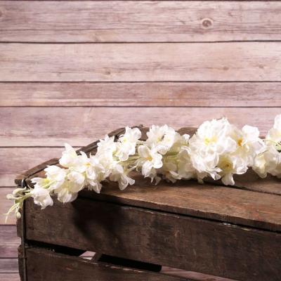 The Range Artificial Silk Delphinium Stem 102cm - Cream