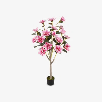 The Range 130cm Artificial Magnolia Tree - Pink