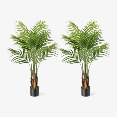 The Range Set of 2 Tall Artificial Palm Paradise Plant - Green