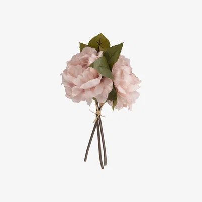 The Range Elegant Artificial Peony Bouquet - Peach