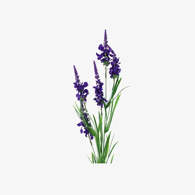 The Range Artificial Flowers Larkspur Stems Floral Decoration for Arrangement - Purple