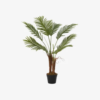 The Range Breeins Artificial Palm Tree Potted Plant for Indoor Decoration - Green & Brown