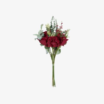 The Range Berry Lily and Hydrangea Bouquet - Red