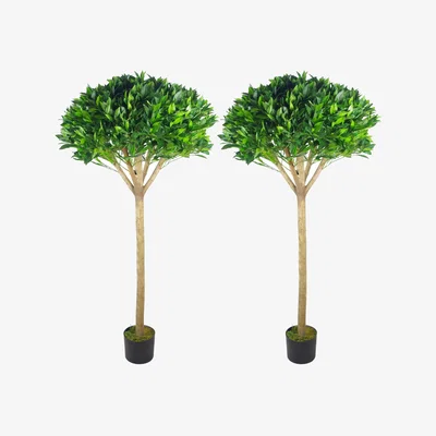 The Range Premium Artificial Bay Trees - Green