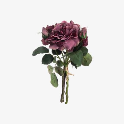 The Range Dusty Pink Short Stem Rose Bouquet Wedding Flowers - Pink