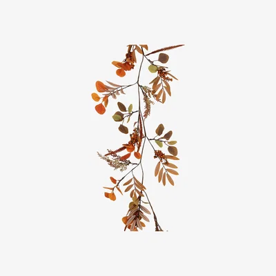 The Range Autumnal LED Eucalyptus Garland - Orange