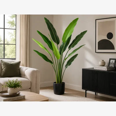 The Range SC Furniture Ltd Artificial Bird of Paradise Plant Tree - Green