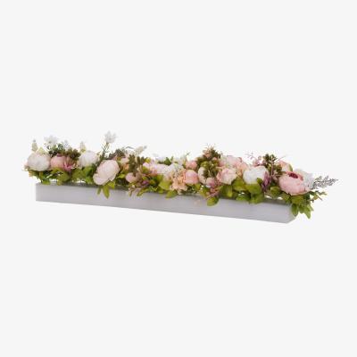 The Range Peony Table Runner Floral Table Decor - Multicolour