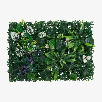 The Range Darphe Artificial Plant Wall Panel - Forest Green