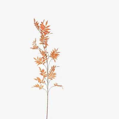 The Range Botanica Orange Sorbus Branch Artificial Flowers - Orange