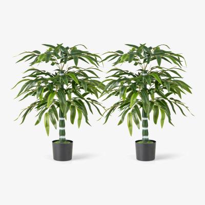 The Range Artificial Bamboo Tree Set of 2 - Green