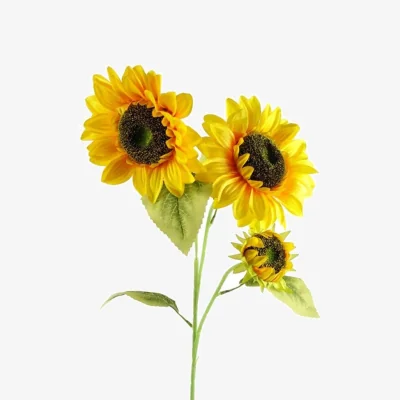 The Range Artificial Sunflower Stem 88cm Floral Arrangement Decor - Yellow
