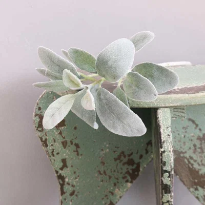 The Range Artificial Lambs Ear Spray 38cm - Green