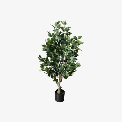 The Range Premium Artificial Ficus Twist Tree - Green