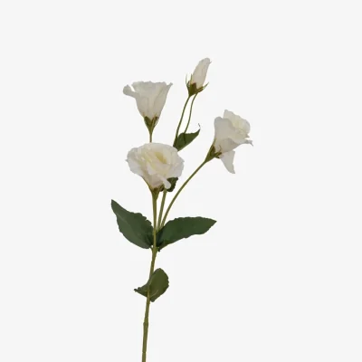 The Range Set of 3 Lisianthus Artificial Flower Sprays - White