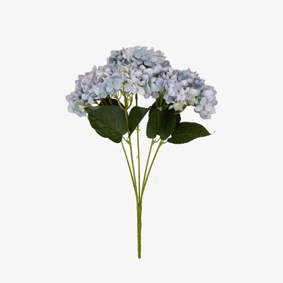 The Range Hill Interiors Hydrangea Bunch Artificial Flower - Blue
