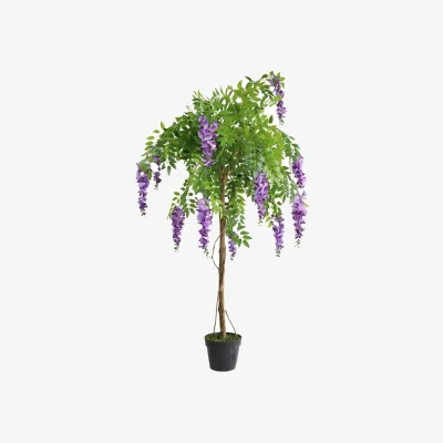 The Range KDMD Artificial Purple Wisteria Tree - Purple