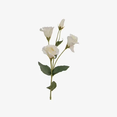 The Range Hill Interiors Eustoma Artificial Flower Spray - White