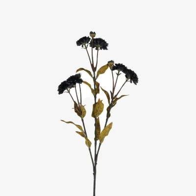The Range Hill Interiors Chrysanthemum Artificial Flower - Black