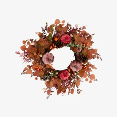 The Range Autumnal Plum Wreath