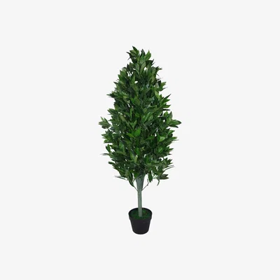 The Range Artificial Topiary Bay Tree Pyramid Cone - Extra Large - Green