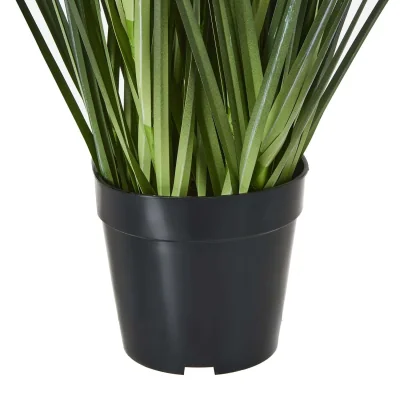 The Range 120cm Artificial Purple Agapanthus in Pot, Large Faux Flowering Plant - Green