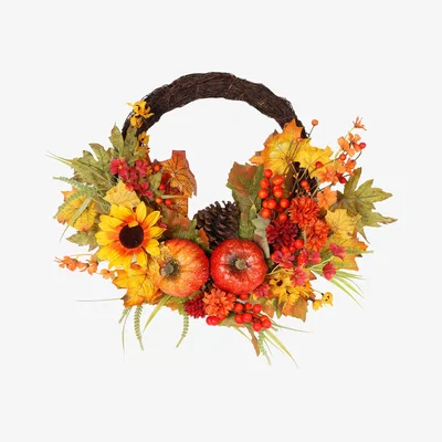 The Range Autumnal Floral Pumpkin Ring