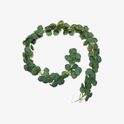 The Range Artificial Faux Eucalyptus Leaf Garland - Green