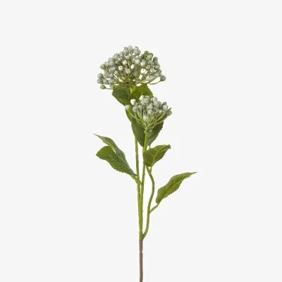 The Range Budding Hydrangea Faux Flower Sprays Pack of 3 - Blue