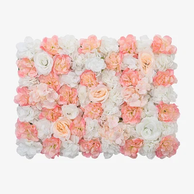 The Range Artificial Flowers Panel Wedding Party Wall Decoration Romantic Rose Backdrop - C