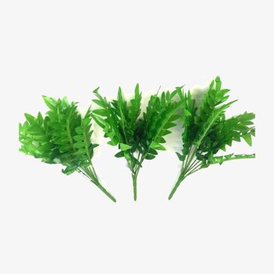 The Range Pack of 3 Artificial Fern Bushes - Green