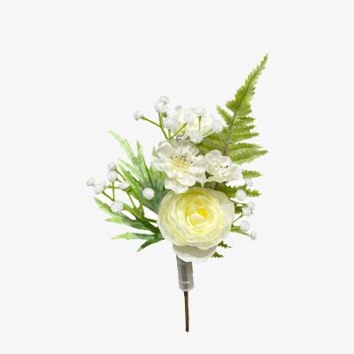 The Range Small Floral Pick - White