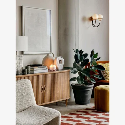 Soho Home Spring sometime rises in me too (Script), Mist Edition by Sarah Hardie