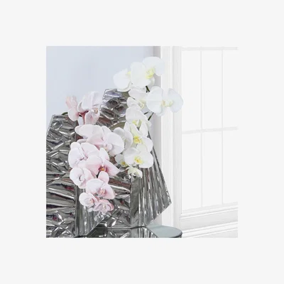 Teddy Beau Deco Home 120cm Pink Frosted Orchid Flower