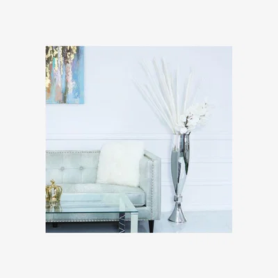 Teddy Beau Deco Home White Bamboo Spray Stem