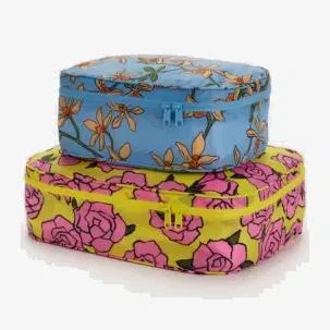 Urban Outfitters BAGGU Garden Flowers Packing Cubes Set ALL at Urban Outfitters