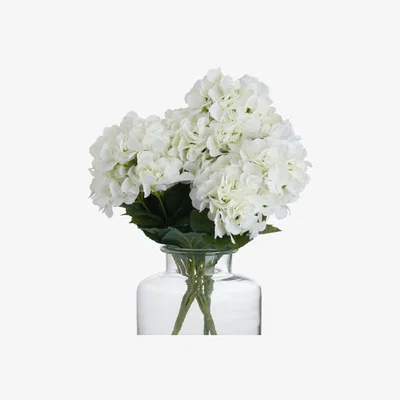 Woods Furniture Cream Hydrangea Bouquet